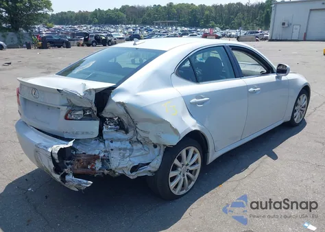 2008 Lexus Is 250 from USA, damaged, VIN JTHCK262385020106